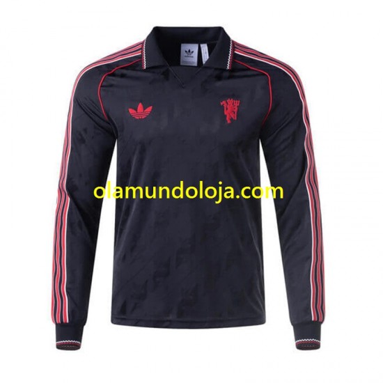 Camisola Manchester United Special Homem Equipamento Primeiro 2024 Manga Comprida